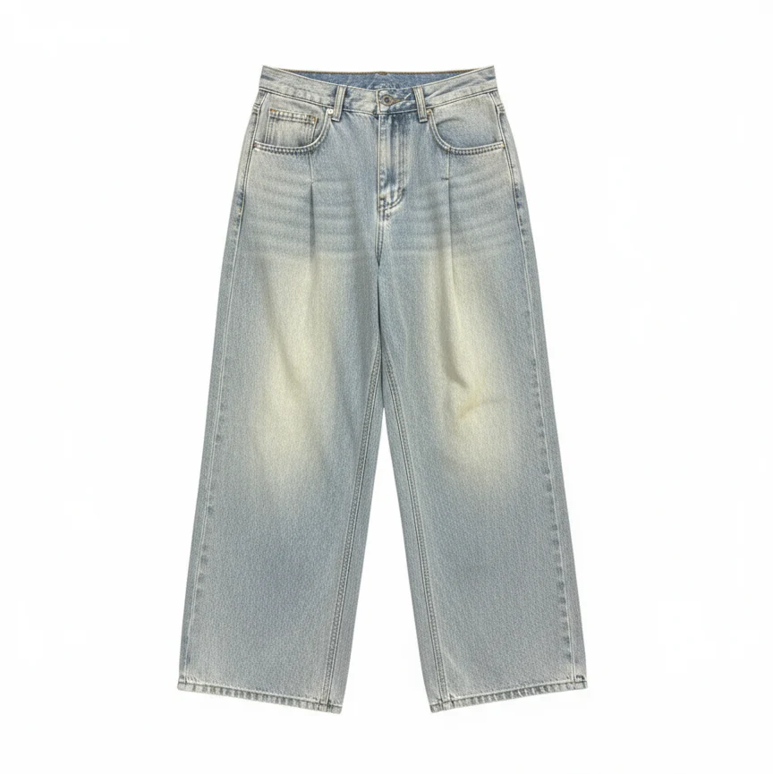 Light Wash Baggy Denim - Image 2